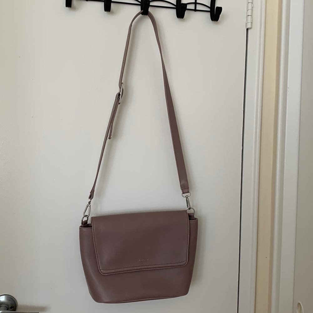 Elegant Mauve Crossbody Bag